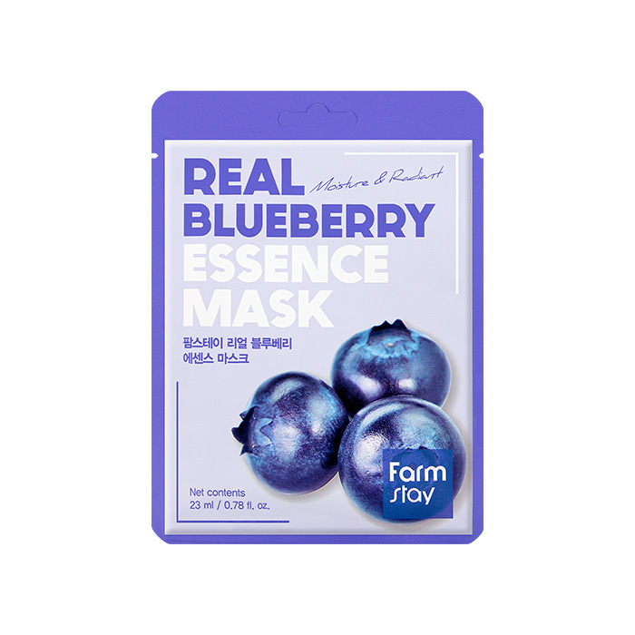 Farmstay Real Blueberry Essence Mask Sheet